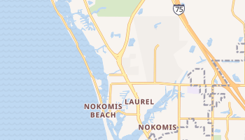 Laurel, Florida map