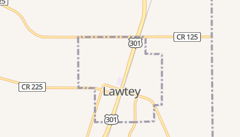 Lawtey, Florida map