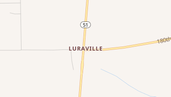 Luraville, Florida map