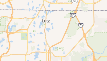 Lutz, Florida map