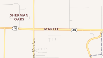 Martel, Florida map
