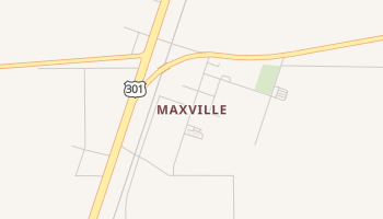 Maxville, Florida map