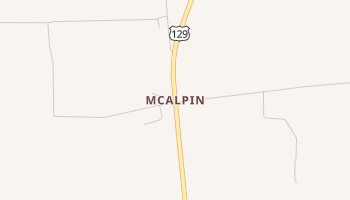 McAlpin, Florida map