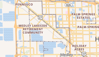 Medley, Florida map