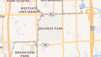 Melrose Park, Florida map