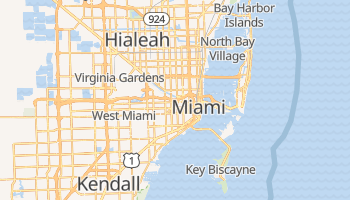 Miami, Florida map