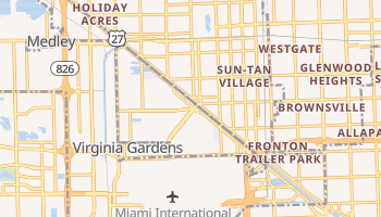 Miami Springs, Florida map