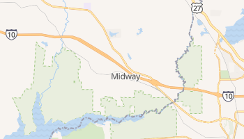 Midway, Florida map