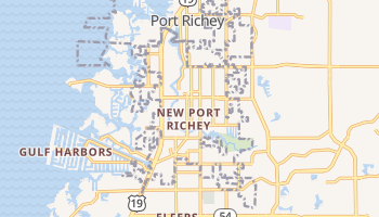 New Port Richey, Florida map