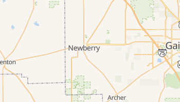Newberry, Florida map