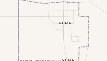 Noma, Florida map