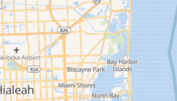 North Miami, Florida map