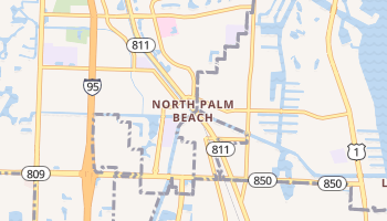North Palm Beach, Florida map