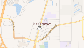 Oceanway, Florida map