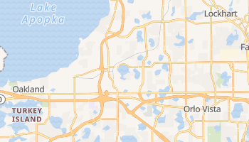 Ocoee, Florida map