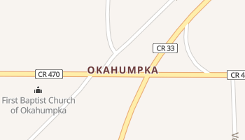 Okahumpka, Florida map