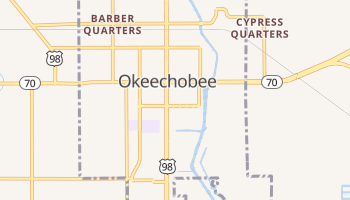 Okeechobee, Florida map