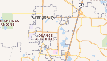 Orange City, Florida map