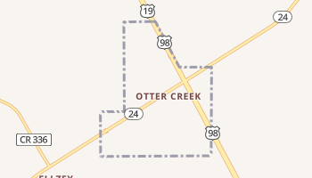 Otter Creek, Florida map