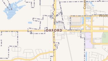 Oxford, Florida map