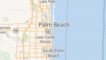 Palm Beach, Florida map
