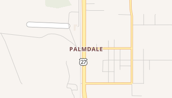 Palmdale, Florida map