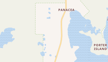 Panacea, Florida map