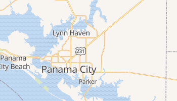 Panama City, Florida map
