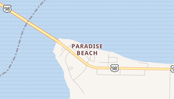 Paradise Beach, Florida map