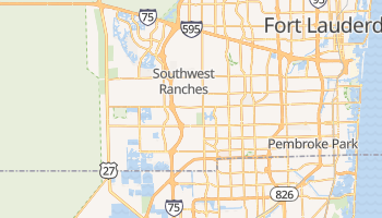 Pembroke Pines, Florida map