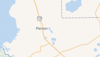 Pierson, Florida map