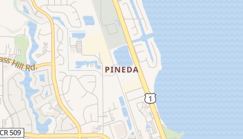 Pineda, Florida map