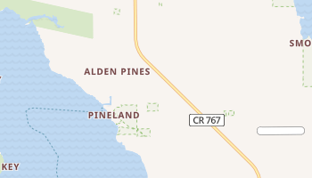 Pineland, Florida map