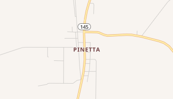 Pinetta, Florida map