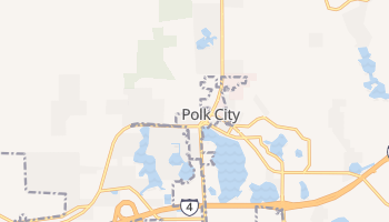 Polk City, Florida map