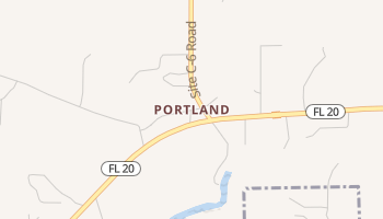 Portland, Florida map