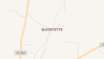 Quintette, Florida map