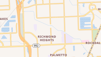 Richmond Heights, Florida map