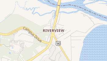 Riverview, Florida map