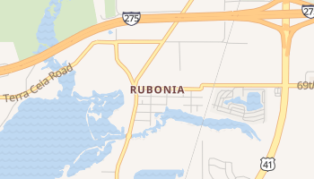 Rubonia, Florida map