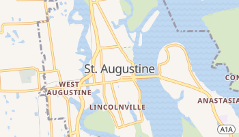 Saint Augustine, Florida map