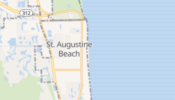 Saint Augustine Beach, Florida map