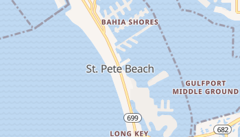 Saint Pete Beach, Florida map