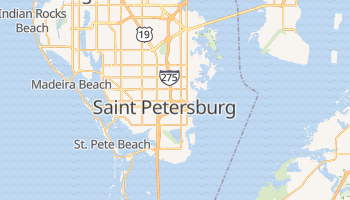 Saint Petersburg, Florida map
