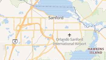 Sanford, Florida map