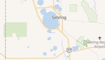 Sebring, Florida map