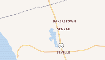 Seville, Florida map