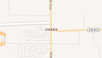 Shady, Florida map