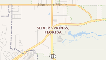 Silver Springs, Florida map
