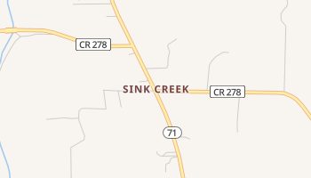 Sink Creek, Florida map